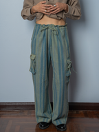 BAKED LOTUS TROUSERS