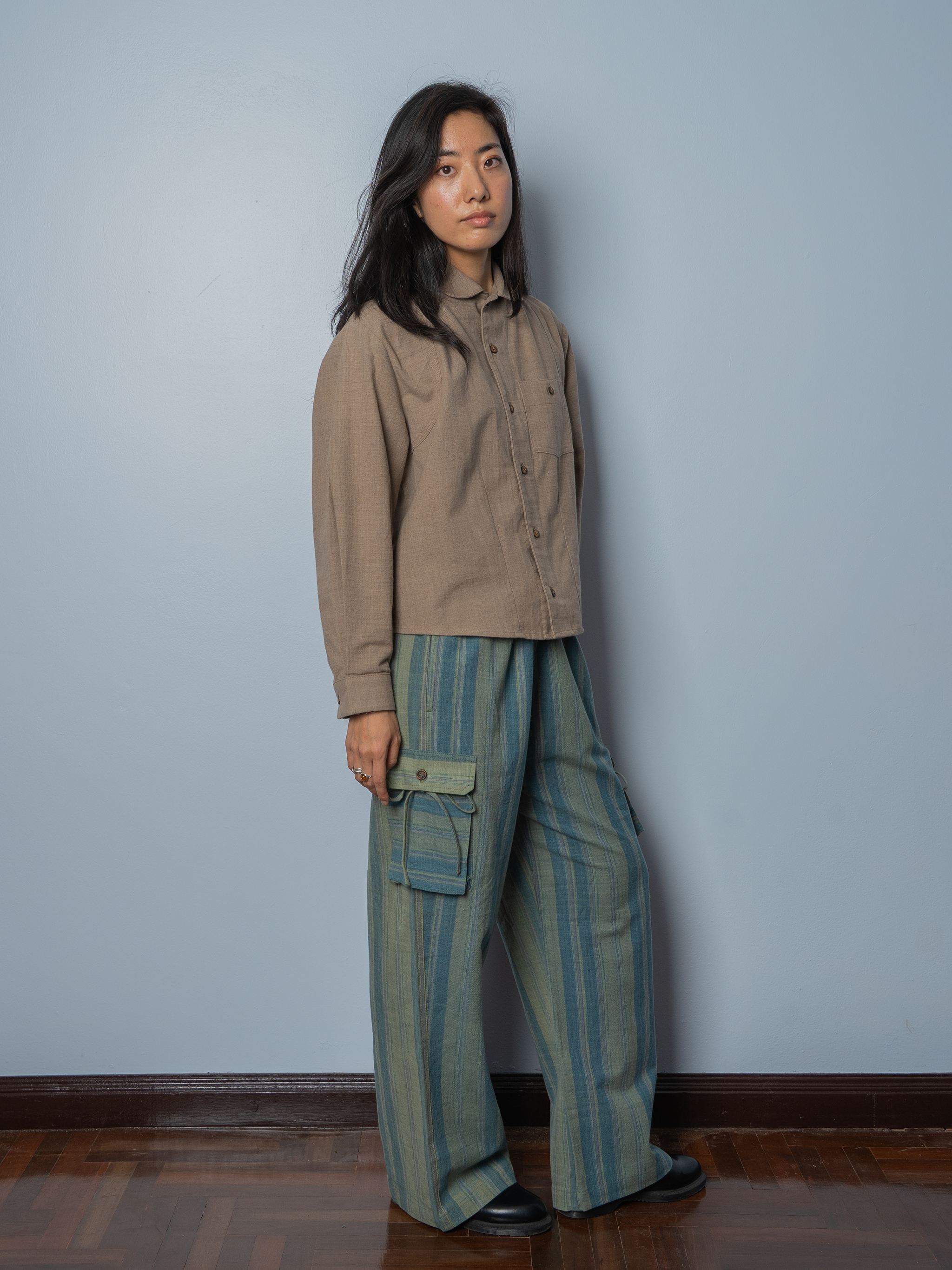 BAKED LOTUS TROUSERS