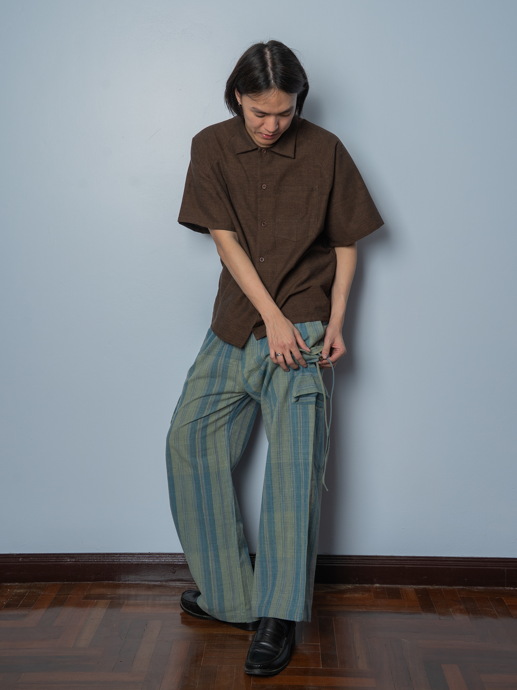 BAKED LOTUS TROUSERS